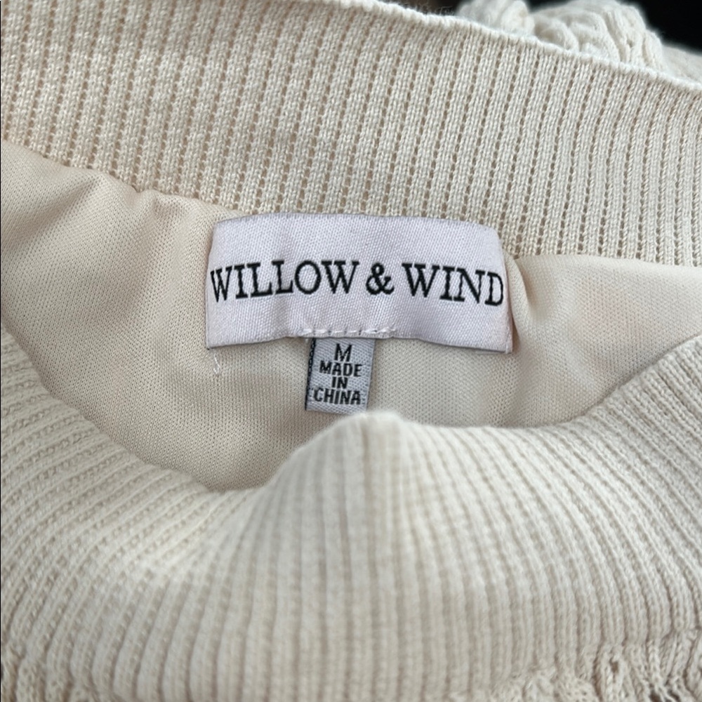 Cream Knit Two-Piece Set - Picture 4 of 5